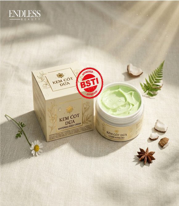 KEM COT DUA WHITENING BODY CREAM