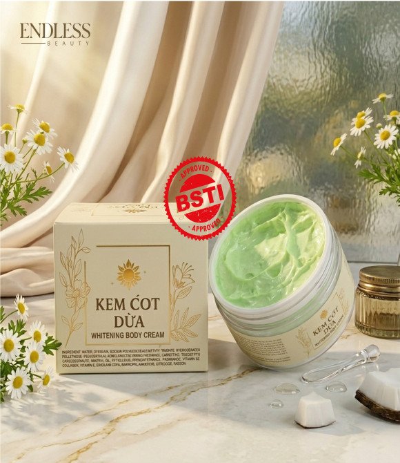 KEM COT DUA WHITENING BODY CREAM
